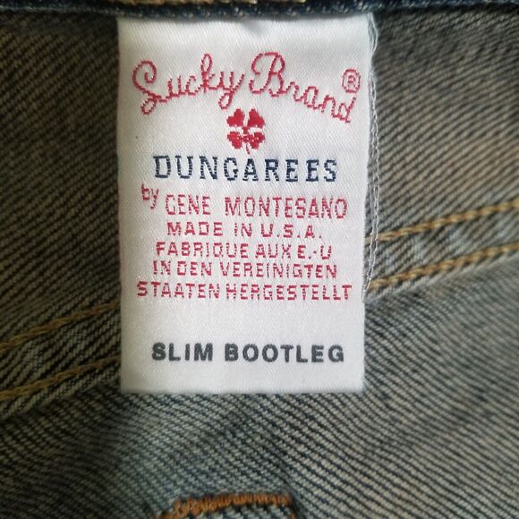 lucky brand by Gene Montesano slim bootleg 38 Made in USA - Picture 3 of 10
